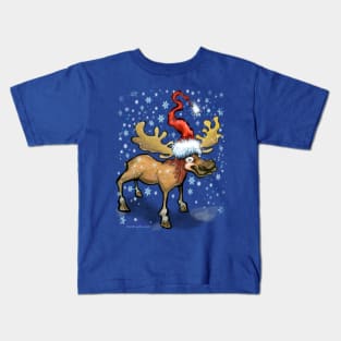 Merry Christmoose Kids T-Shirt